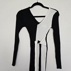 Sweater dress perfect for autumn.